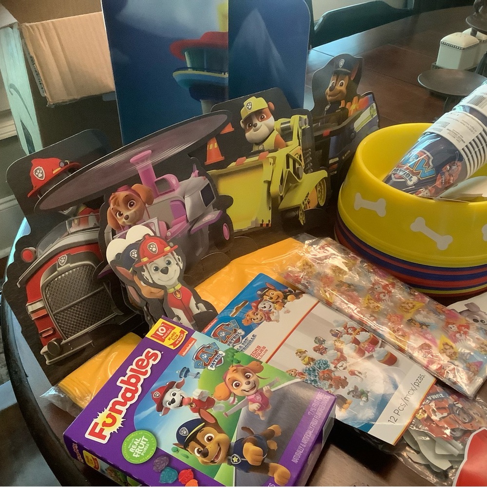 Paw Patrol Kids Party Set - Multicolor